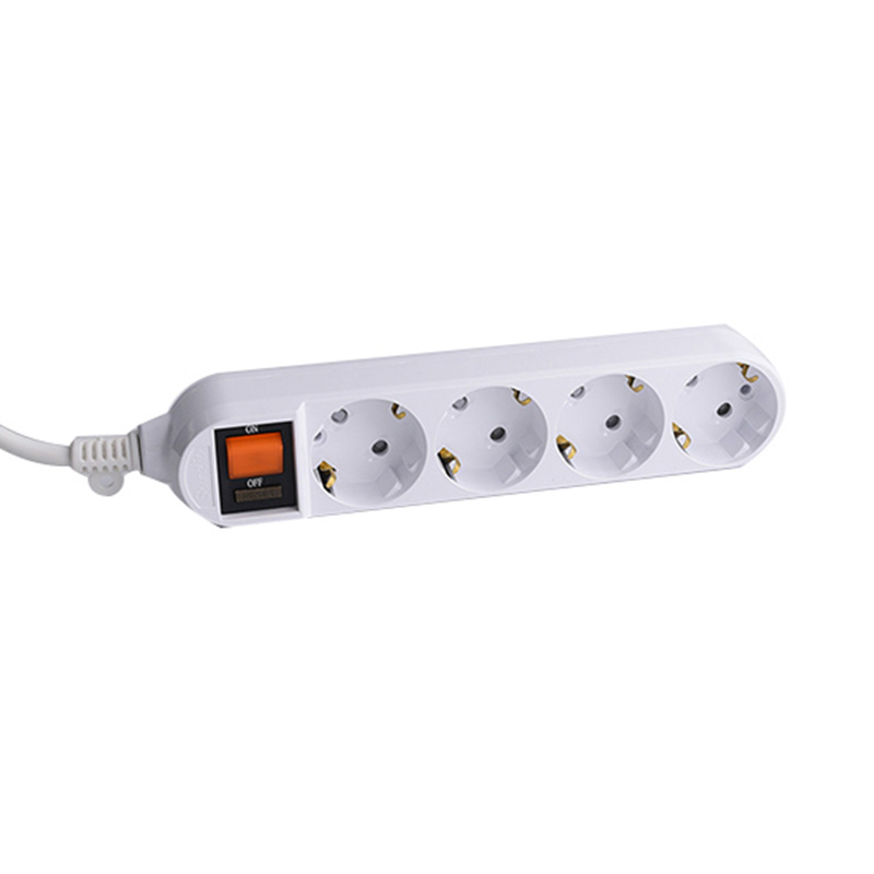 Cable3G 4 Gniazdki UE standardowe gniazdo z przełącznikiem ochrony przed przeciążeniem Cable3G 4 Gniazdki UE standardowe gniazdo z przełącznikiem ochrony przed przeciążeniem