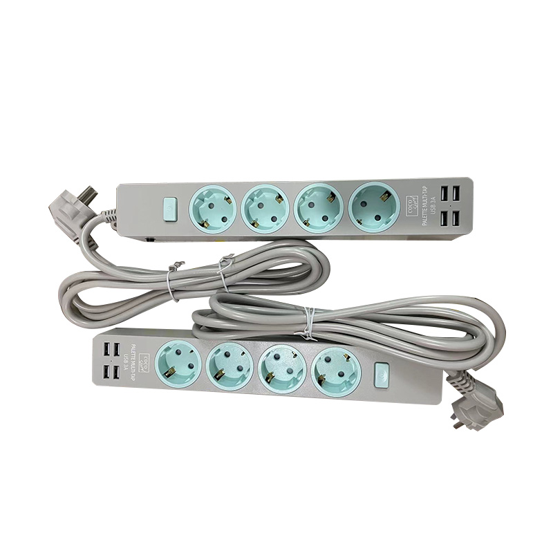 Bezpieczne 1 gniazdo UE standardowe gniazdo bezprzewodowe z 2 porty USB